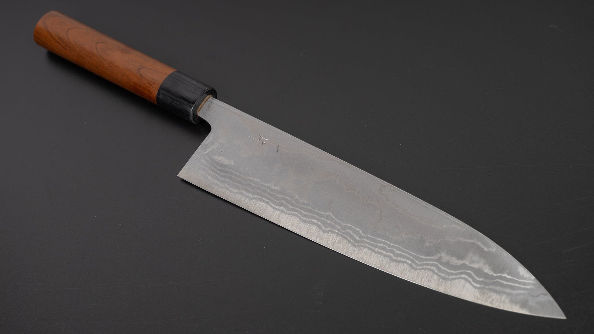 Hitohira GR Blue #2 Damascus Gyuto 210mm Maple Handle | HITOHIRA