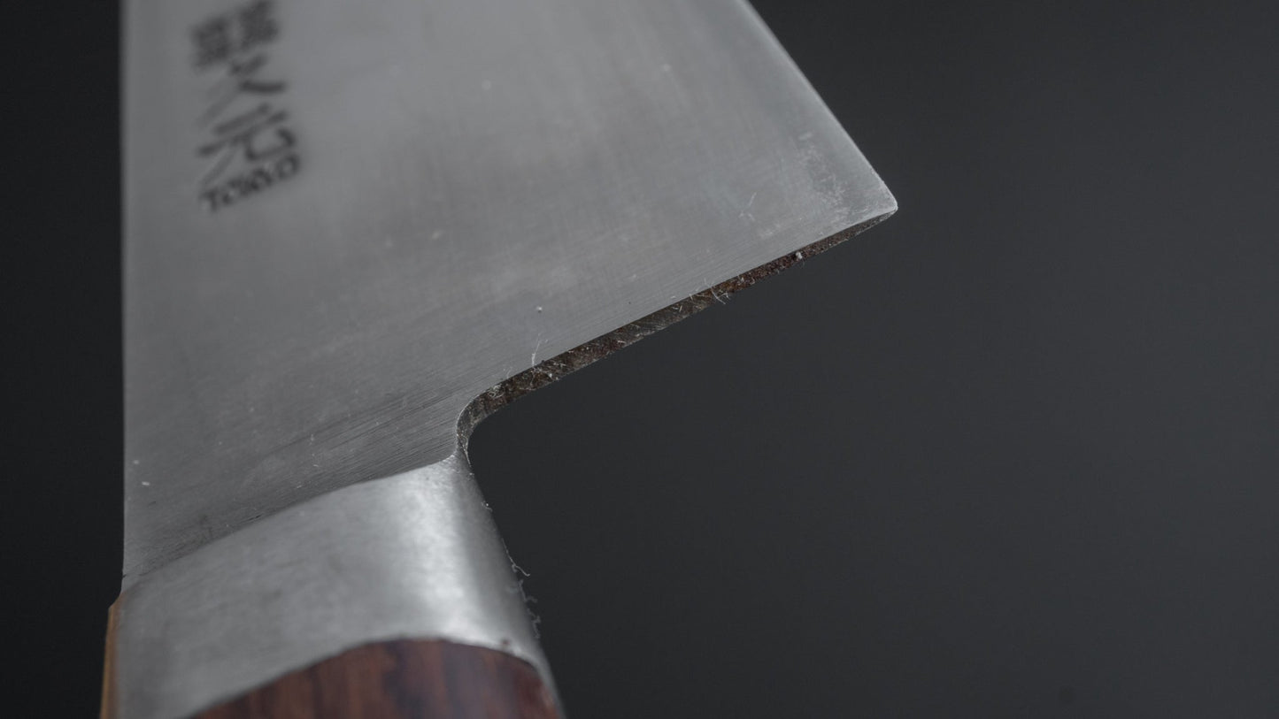 Morihei Hisamoto Vintage SK Gyuto 240mm Rosewood Handle - HITOHIRA