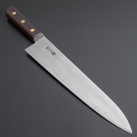 Morihei Hisamoto Vintage SK Gyuto 270mm Rosewood Handle (No Bolster) - HITOHIRA