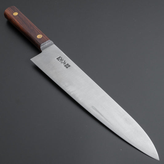 Morihei Hisamoto Vintage SK Gyuto 240mm Rosewood Handle (No Bolster) - HITOHIRA