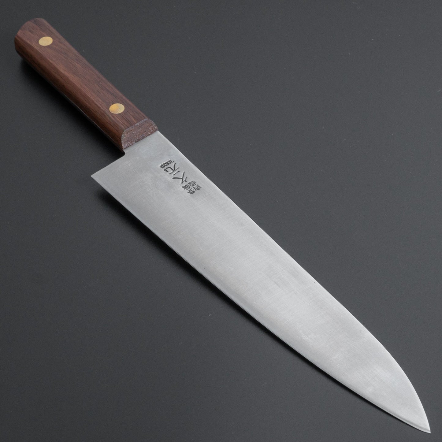 Morihei Hisamoto Vintage SK Gyuto 210mm Rosewood Handle (No Bolster) - HITOHIRA