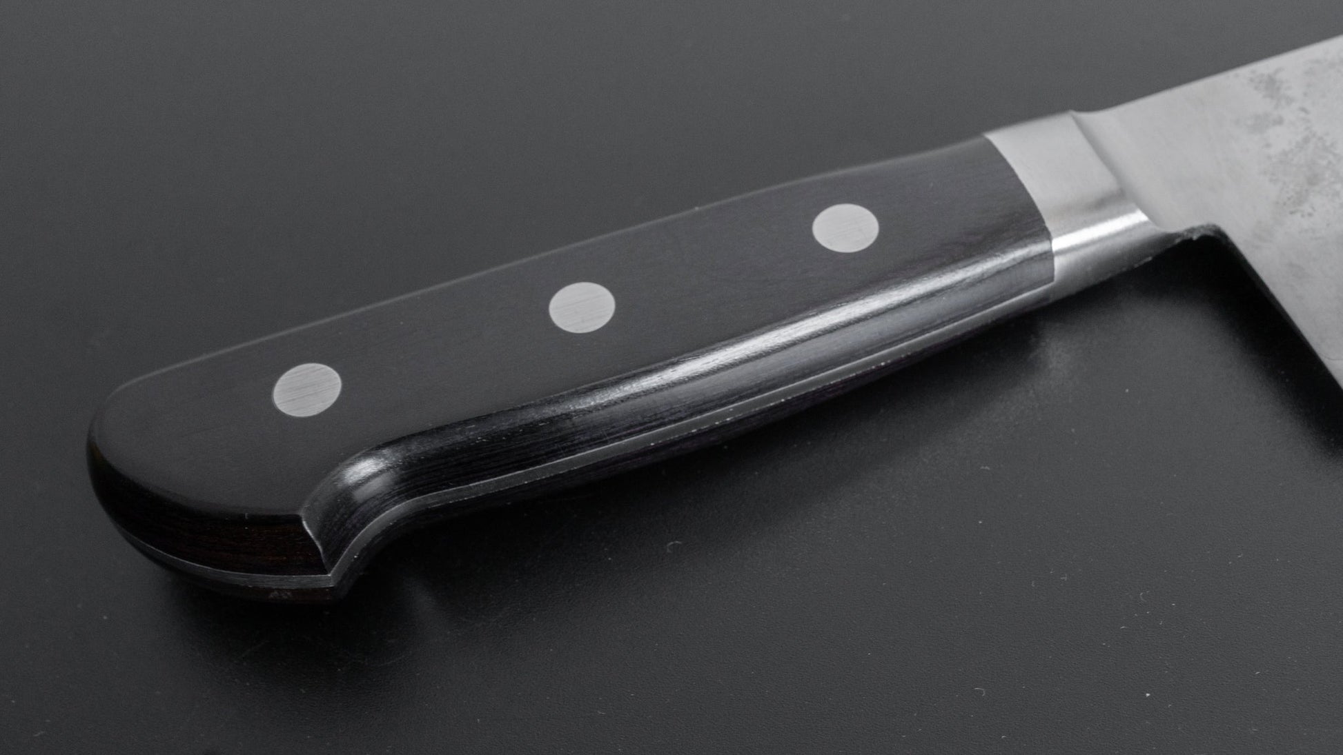 Hitohira Futana S3 Nashiji Santoku 180mm Pakka Handle (Yo) - HITOHIRA