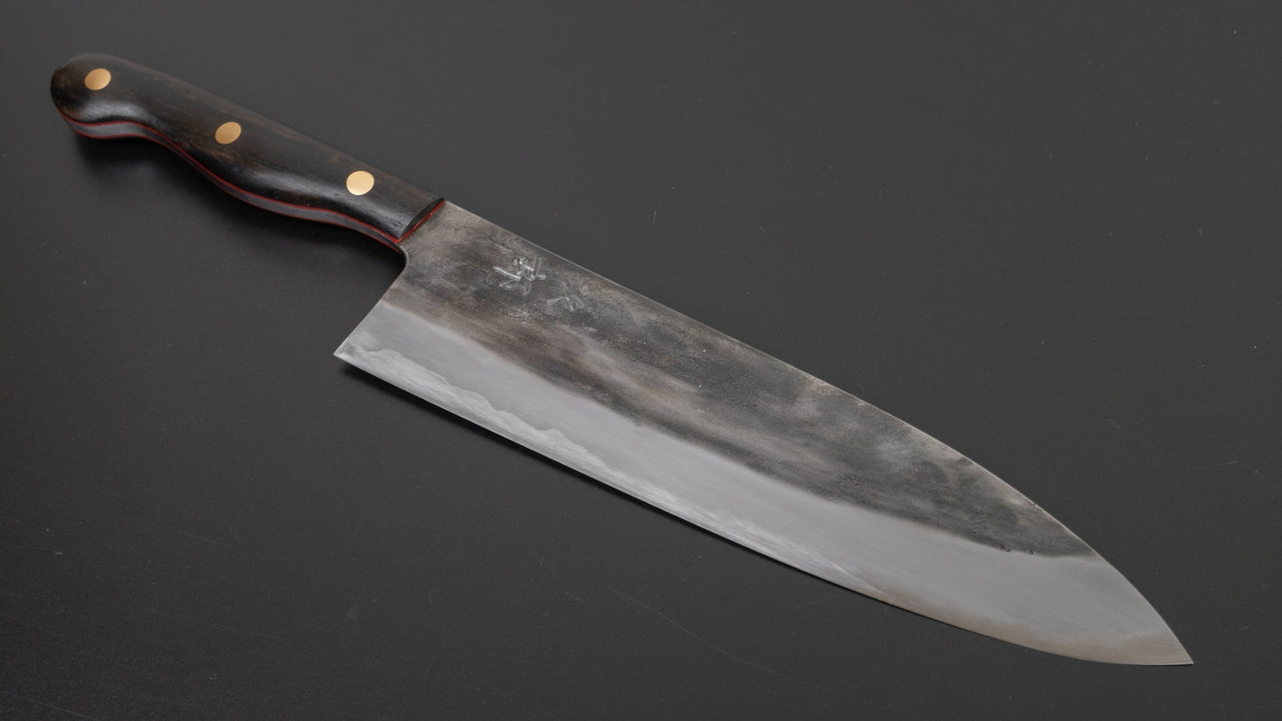 Jiro Tsuchime Yo Gyuto 240mm Ebony Handle (#115) | HITOHIRA