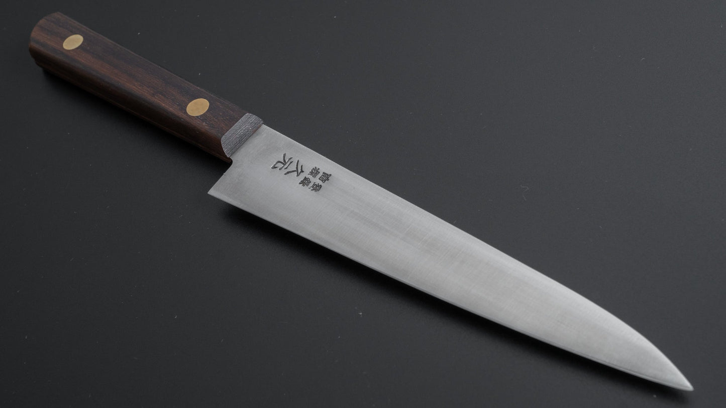 Morihei Hisamoto Vintage SK Petty 135mm Rosewood Handle (No Bolster) - HITOHIRA