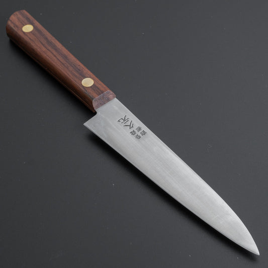 Morihei Hisamoto Vintage SK Petty 120mm Rosewood Handle (No Bolster) - HITOHIRA