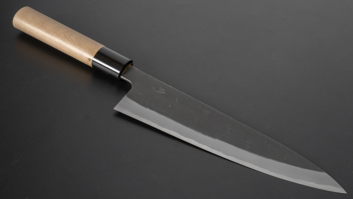 Hitohira Hinode Kurouchi White #2 Gyuto 210mm Ho Wood Handle - HITOHIRA