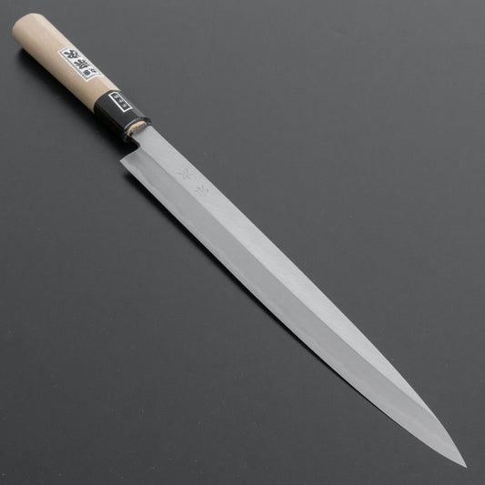 Morihei Munetsugu White #2 Yanagiba 300mm Ho Wood Handle - HITOHIRA