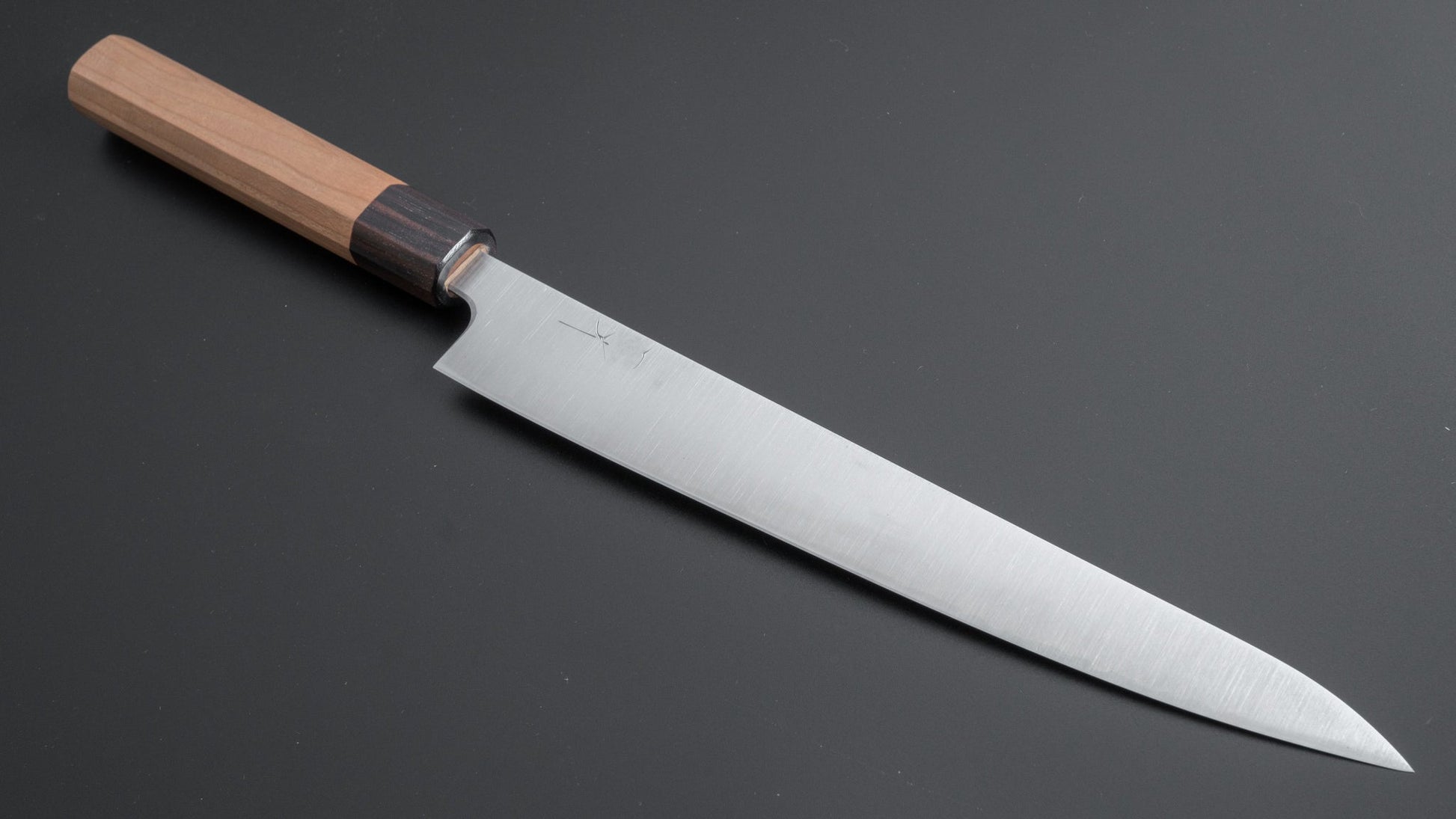 Hitohira Futana S3 Migaki Sujihiki 240mm Cherry Wood Handle - HITOHIRA