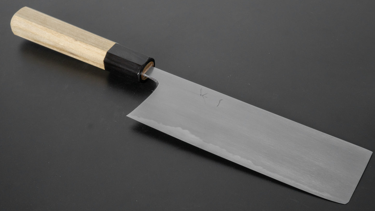 Hitohira Gorobei Rikichi Blue #2 Kasumi Nakiri Ho Wood Handle - HITOHIRA