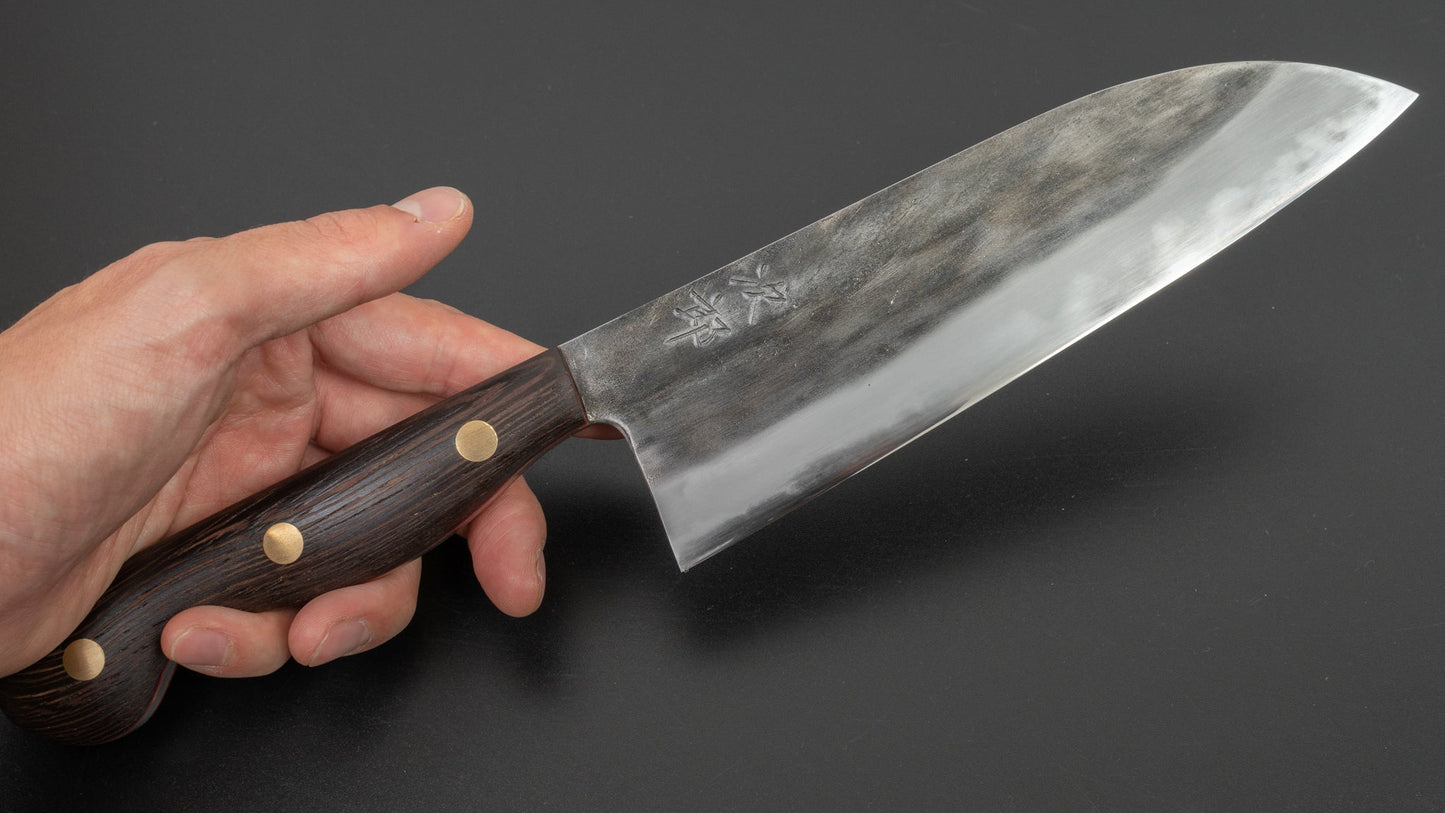 Jiro Tsuchime Yo Santoku 165mm Tagayasan Handle (#120) | HITOHIRA