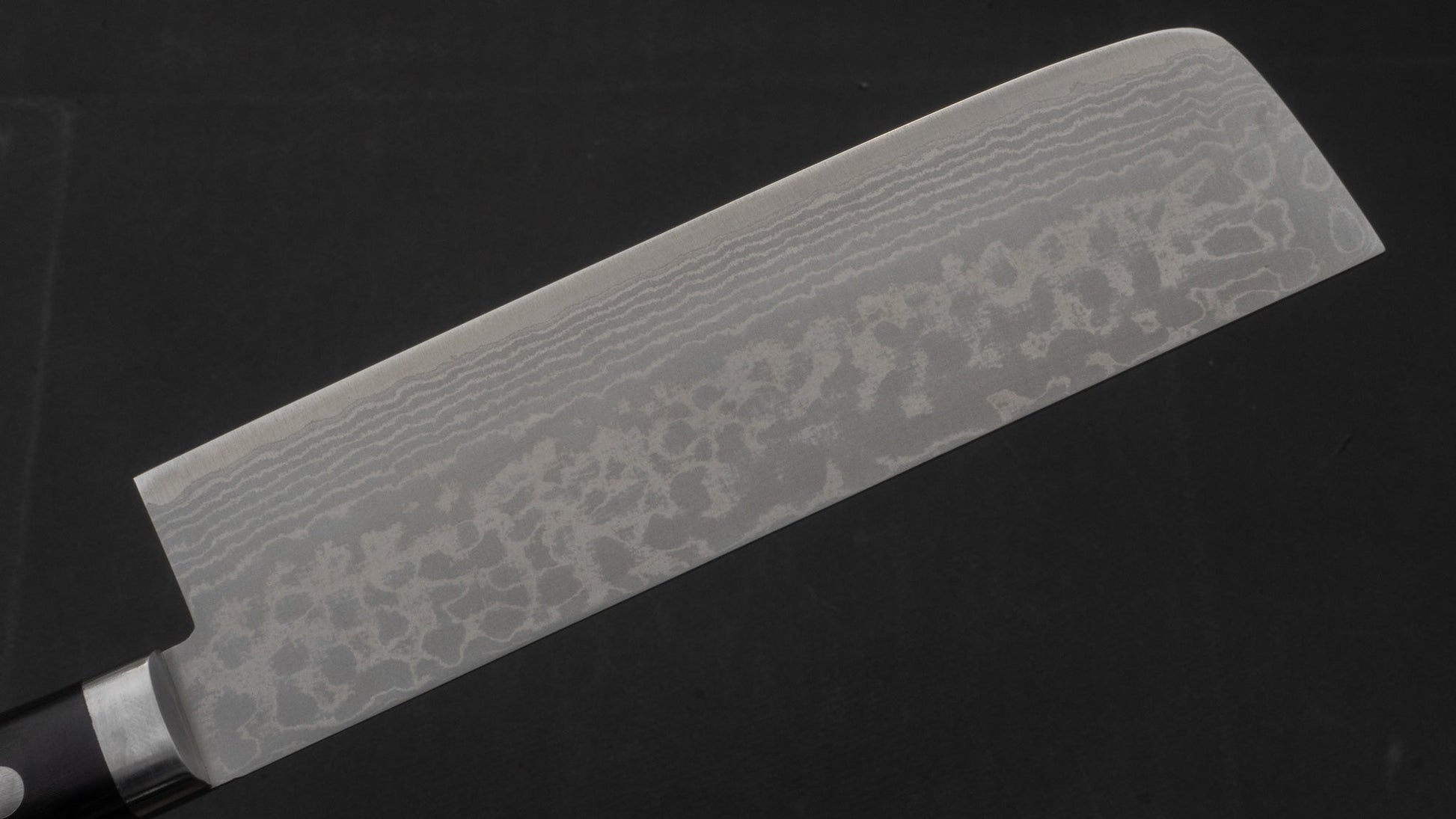 Hitohira NM V10 Damascus Nakiri 165mm Pakka Handle | HITOHIRA