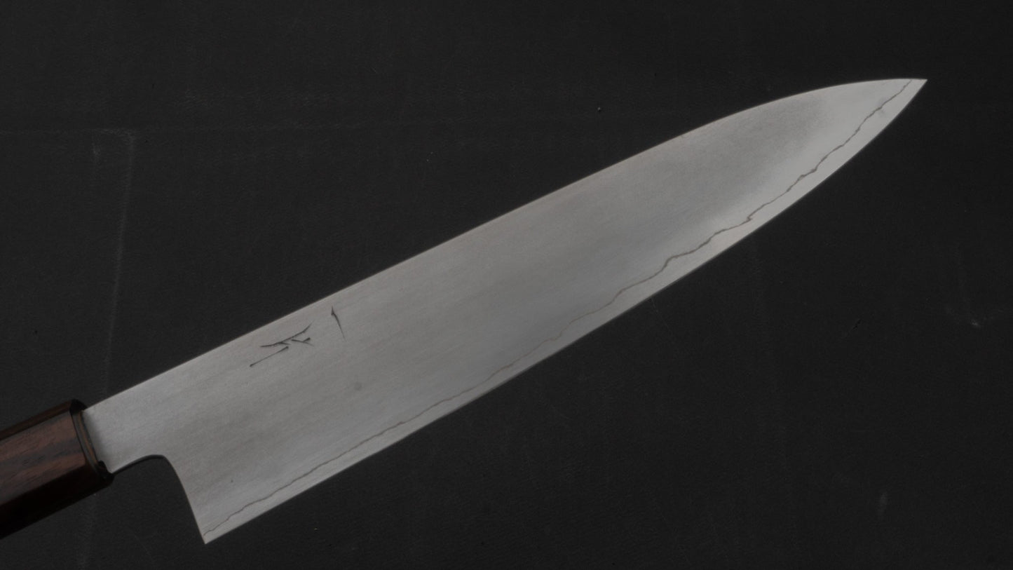 Hitohira Kikuchiyo Yohei Ginsan Kasumi Gyuto 210mm Cherry Wood Handle | HITOHIRA