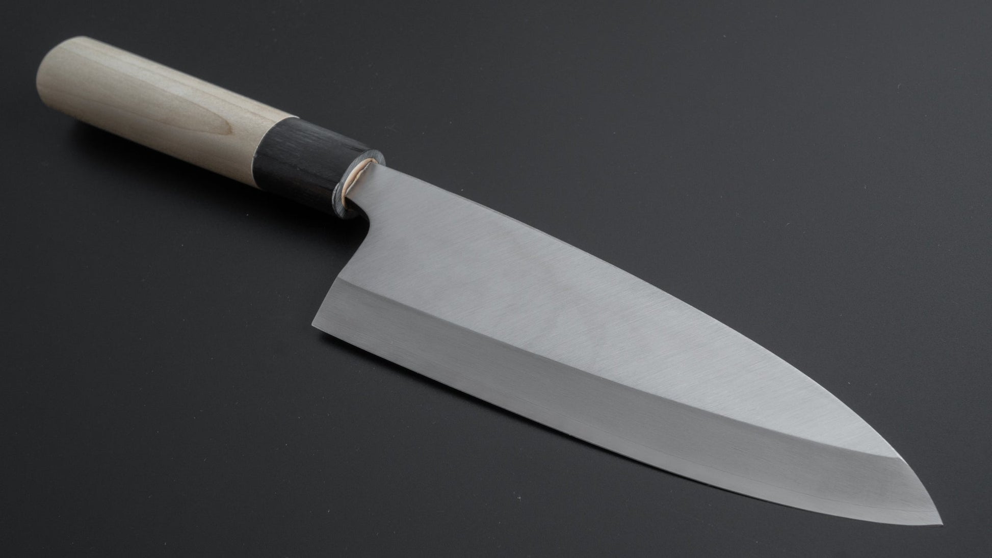 Mumei Stainless Deba 180mm Ho Wood Handle - HITOHIRA