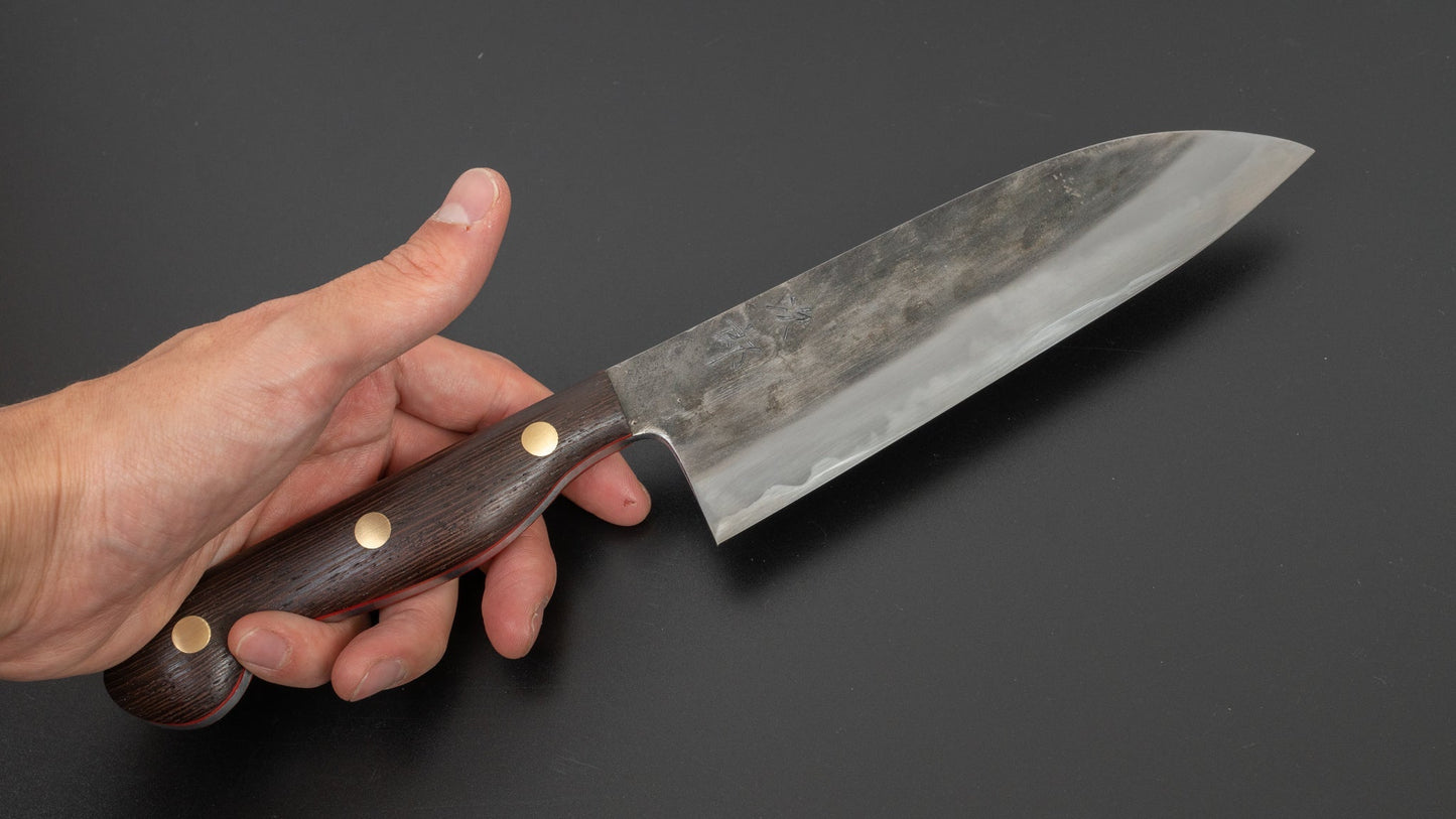 Jiro Tsuchime Yo Santoku 165mm Tagayasan Handle (#119) | HITOHIRA