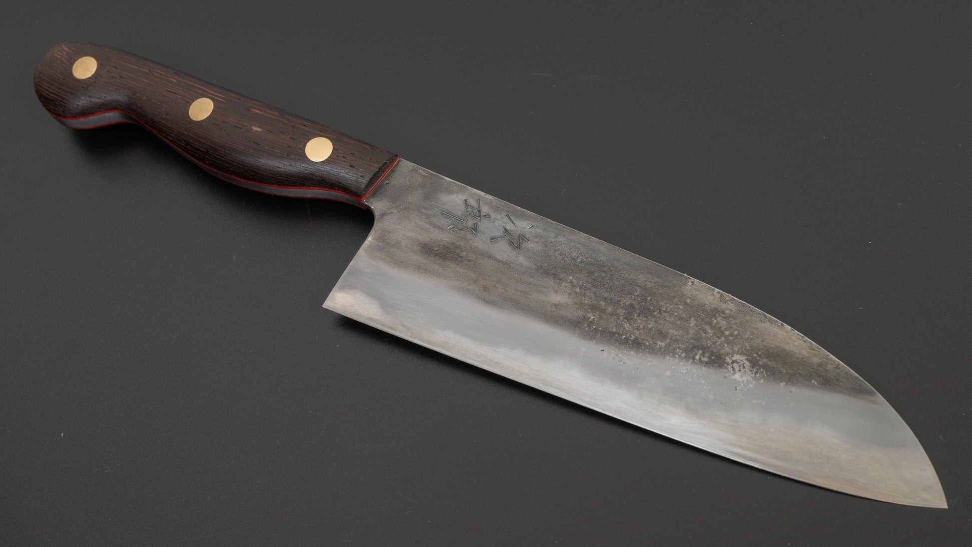 Jiro Tsuchime Yo Santoku 165mm Tagayasan Handle (#121) | HITOHIRA