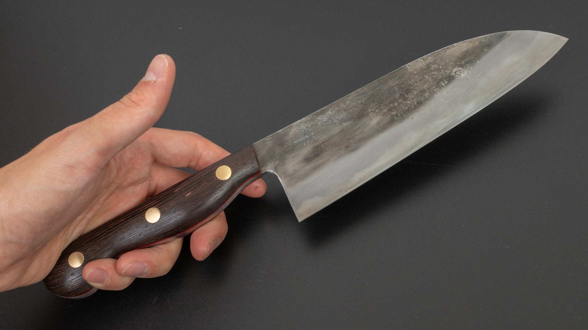 Jiro Tsuchime Yo Santoku 165mm Tagayasan Handle (#121) | HITOHIRA