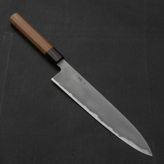 Hitohira Kikuchiyo Kyuzo Blue #2 Kasumi Gyuto 240mm Cherry Wood Handle | HITOHIRA