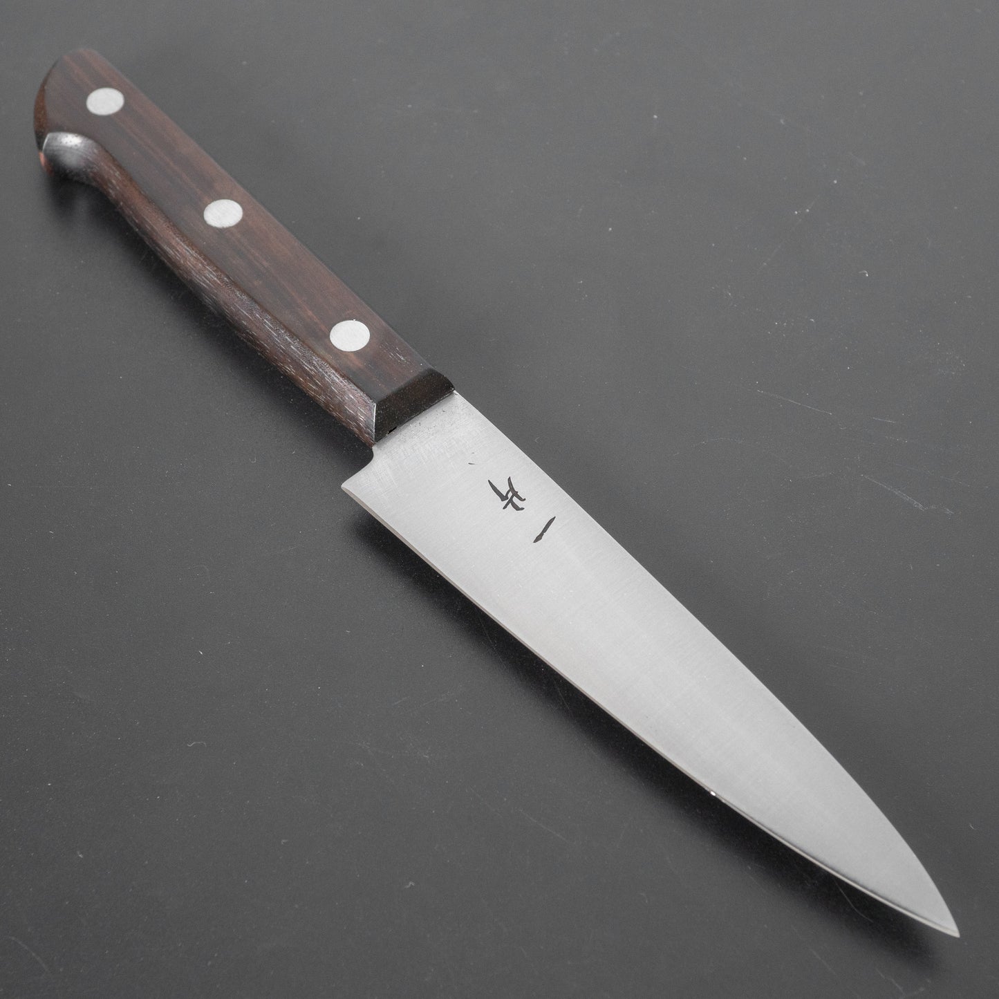 Hitohira Vintage SK Petty 120mm Ebony Handle (No Bolster) - HITOHIRA