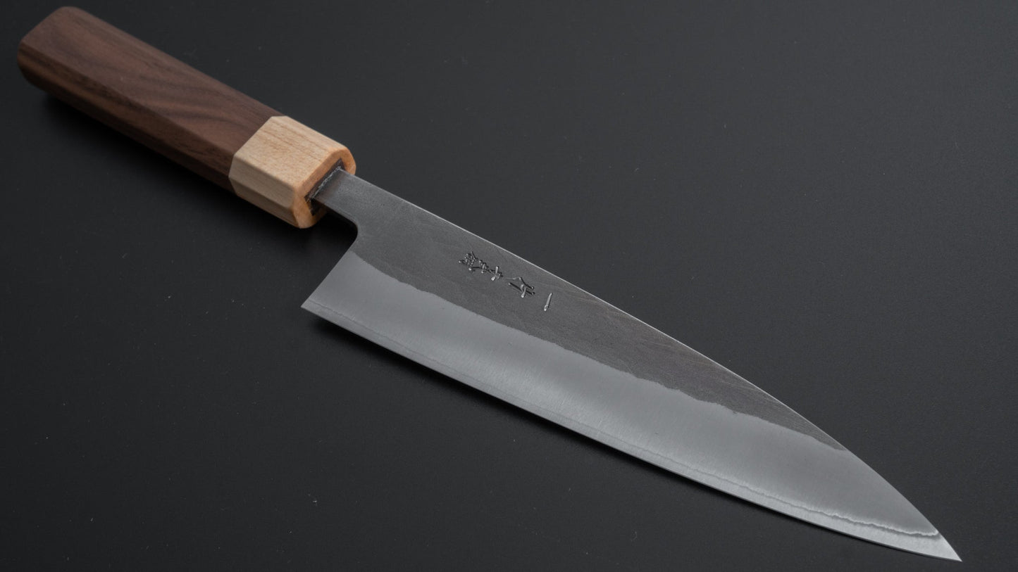 Hitohira TD Blue #2 Stainless Clad Kurouchi Petty 150mm Walnut Handle - HITOHIRA