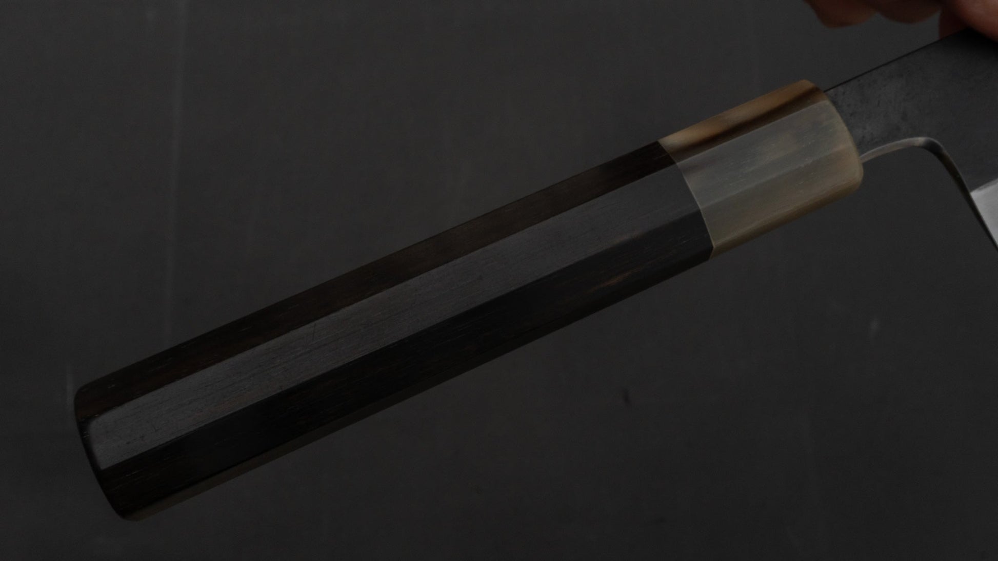 Hitohira Tanaka Kyuzo Blue #1 Kurouchi Gyuto 240mm Taihei Ebony Handle | HITOHIRA