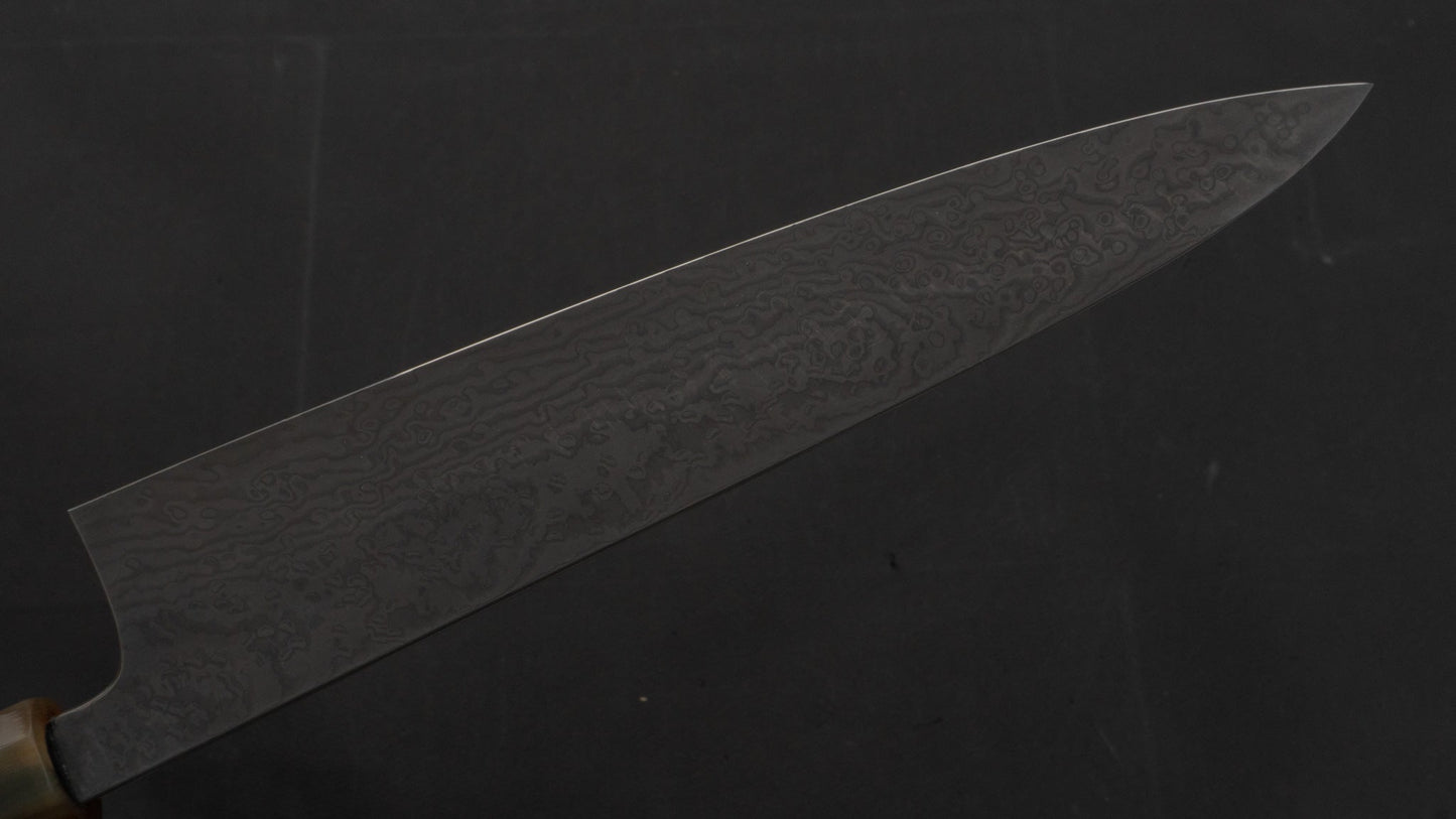 Hitohira Kambei Limited Special Coreless Damascuss Gyuto 240mm Taihei Ebony Handle (#1/ Come with Saya) | HITOHIRA