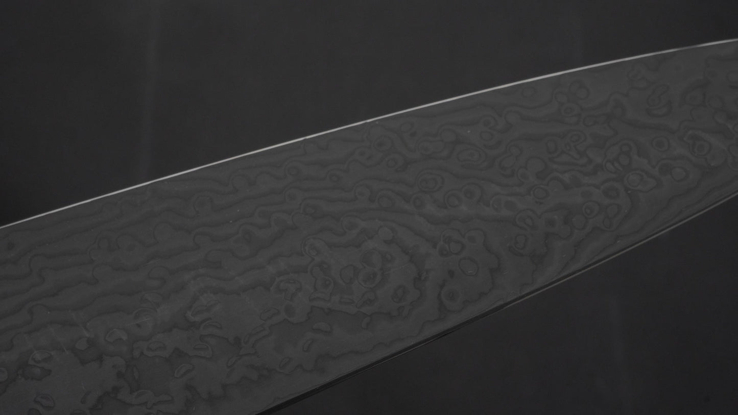 Hitohira Kambei Limited Special Coreless Damascuss Gyuto 240mm Taihei Ebony Handle (#1/ Come with Saya) | HITOHIRA