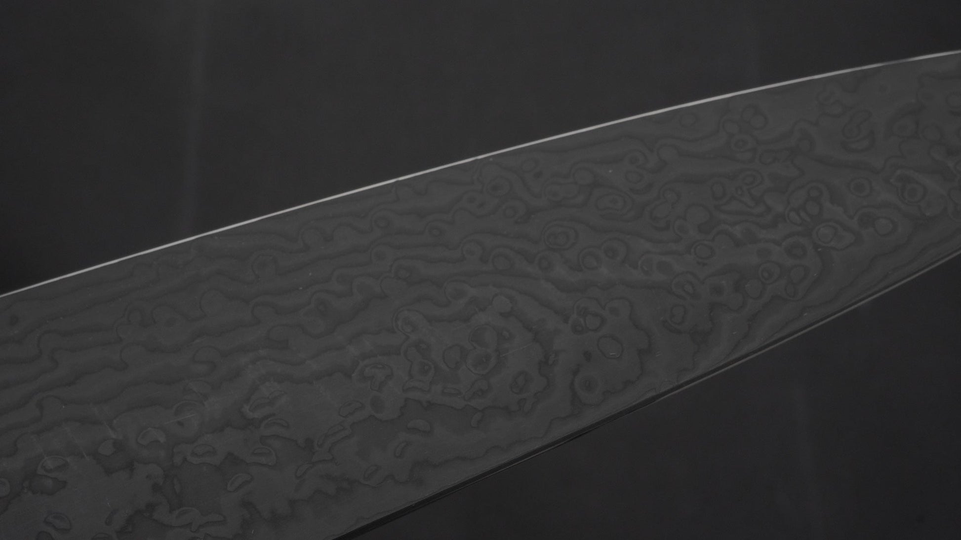 Hitohira Kambei Limited Special Coreless Damascuss Gyuto 240mm Taihei Ebony Handle (#1/ Come with Saya) | HITOHIRA