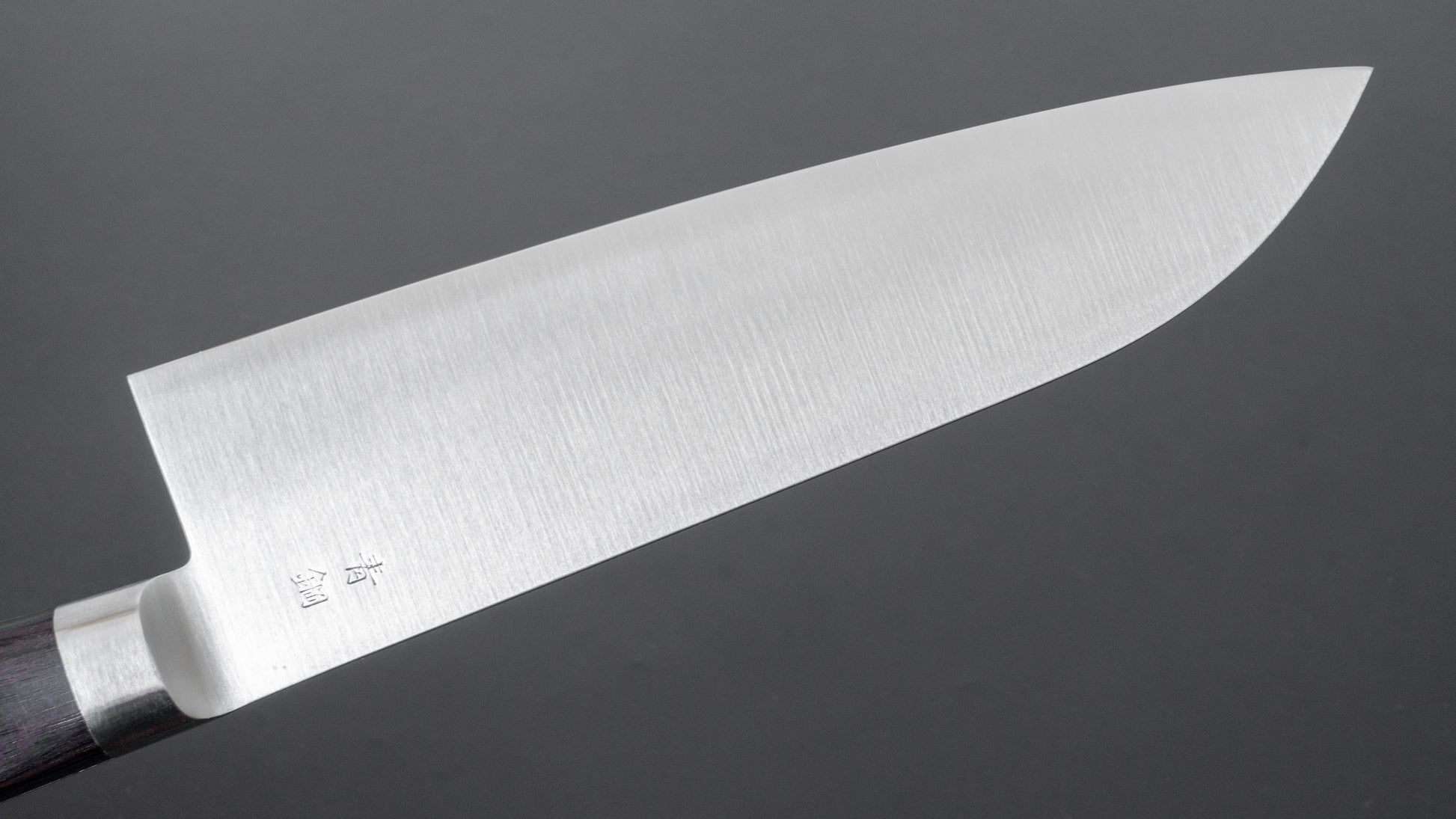 Hitohira Imojiya Blue #2 Stainless Clad Santoku 165mm Pakka Handle - HITOHIRA