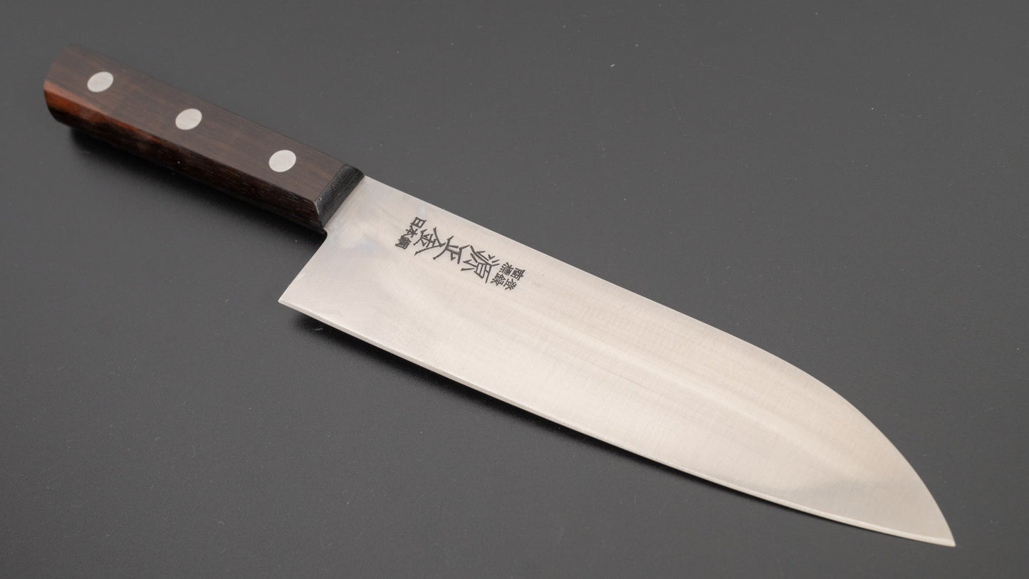 Masakane Vintage SK Santoku 180mm Ebony Handle (No Bolster) | HITOHIRA