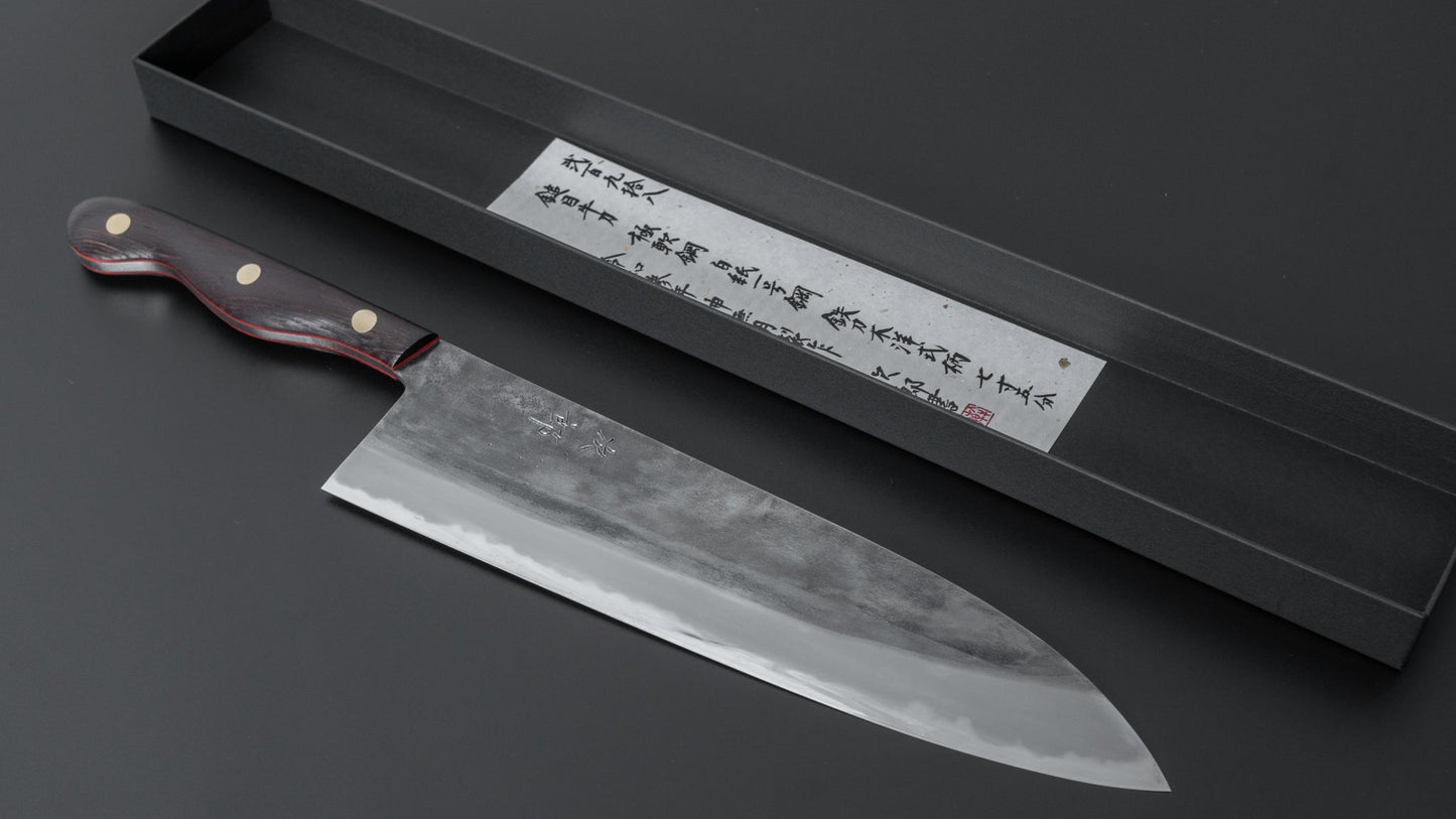 Jiro Tsuchime Yo Gyuto 255mm Tagayasan Handle (#298) - HITOHIRA