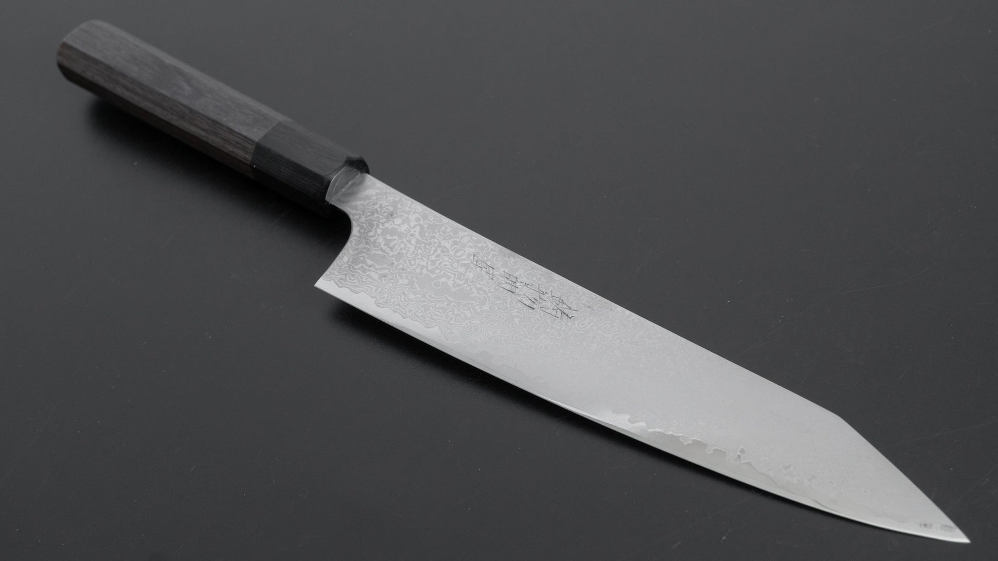 Hitohira Imojiya TH Damascus Kiritsuke Gyuto 210mm Pakka Handle (Gray) - HITOHIRA