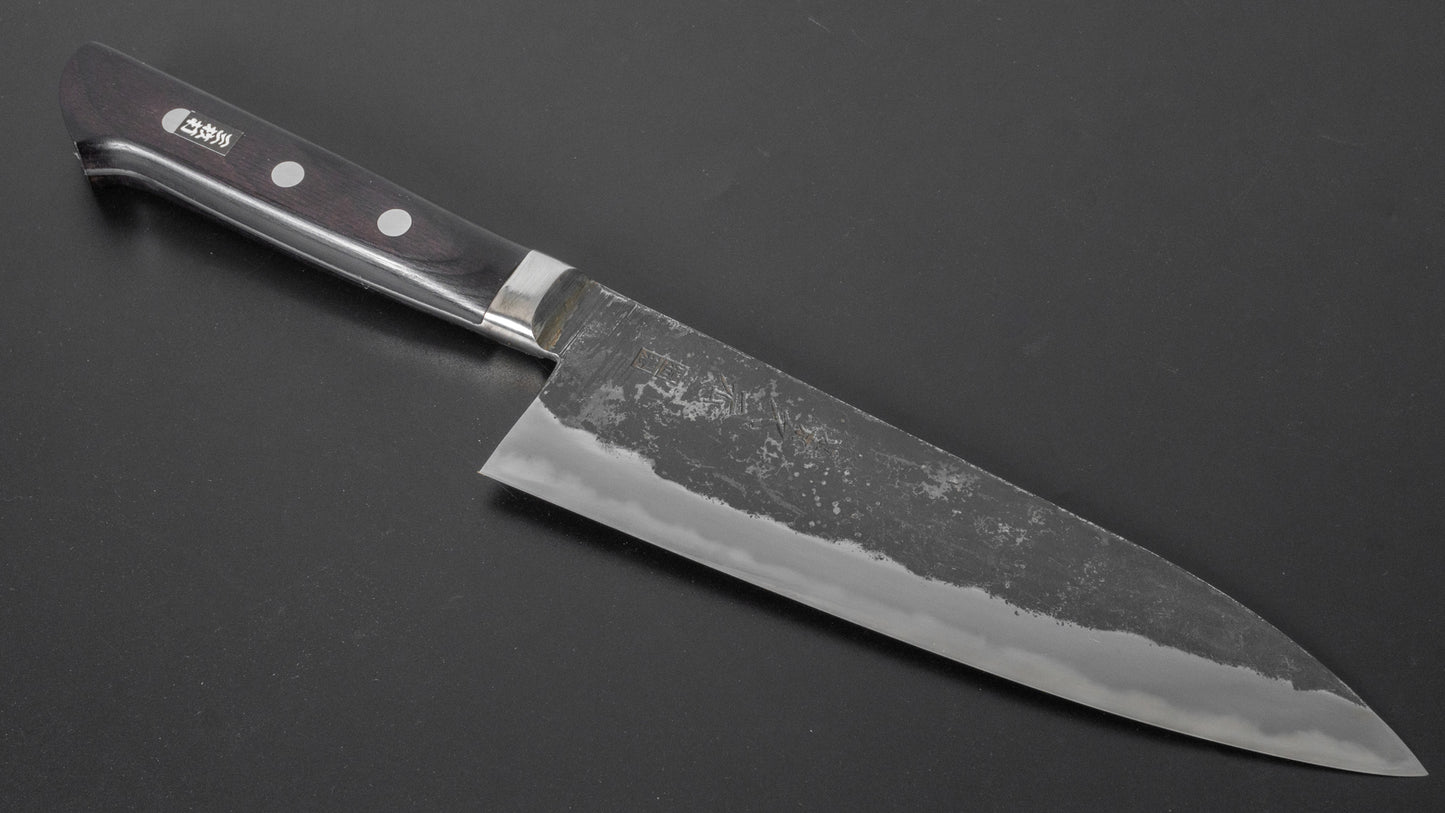 Morihei Hisamoto Kurouchi White #1 Gyuto 180mm Pakka Handle (Fine Finish) - HITOHIRA