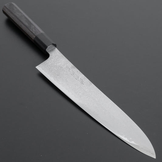 Hitohira Imojiya TH Damascus Gyuto 240mm Pakka Handle (Gray) - HITOHIRA