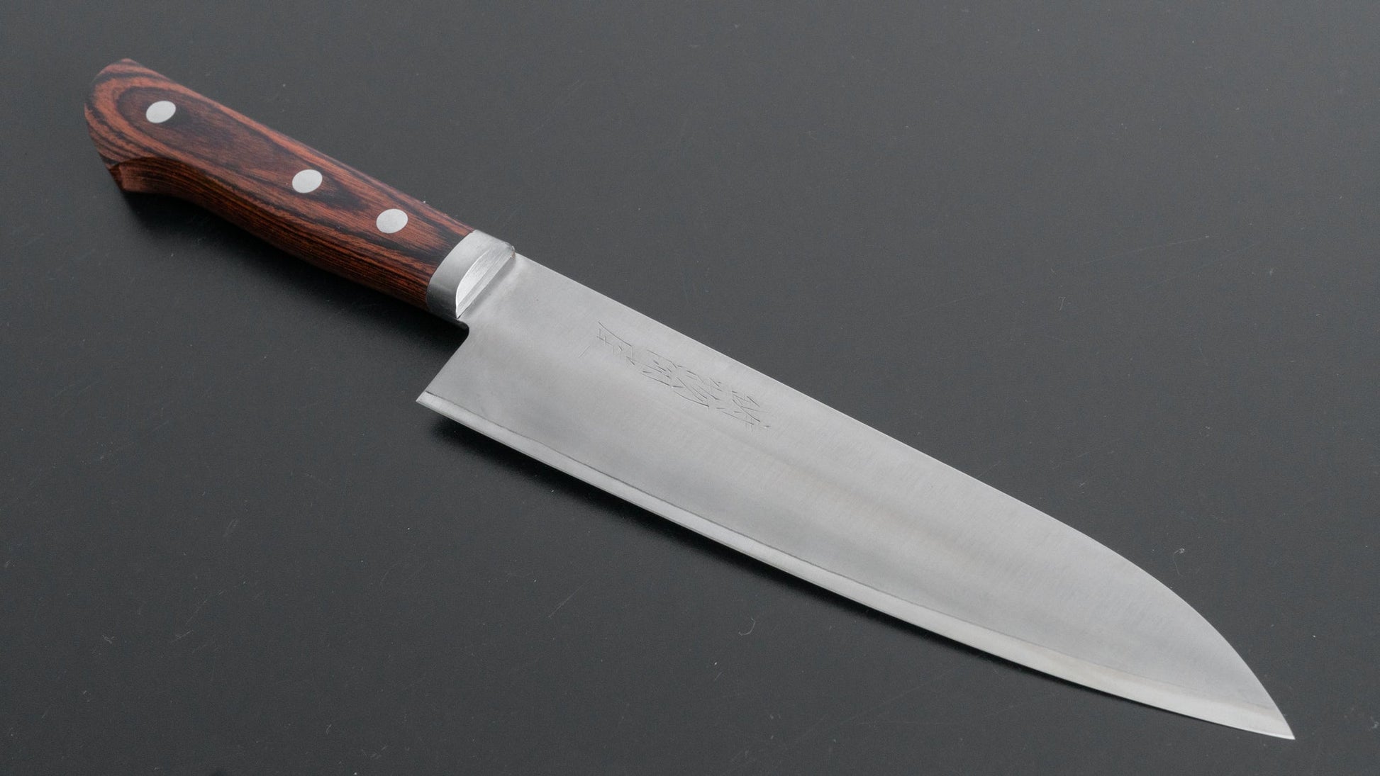 Hitohira Imojiya MZ VG-1 Gyuto 180mm Imitation Mahogany Handle - HITOHIRA