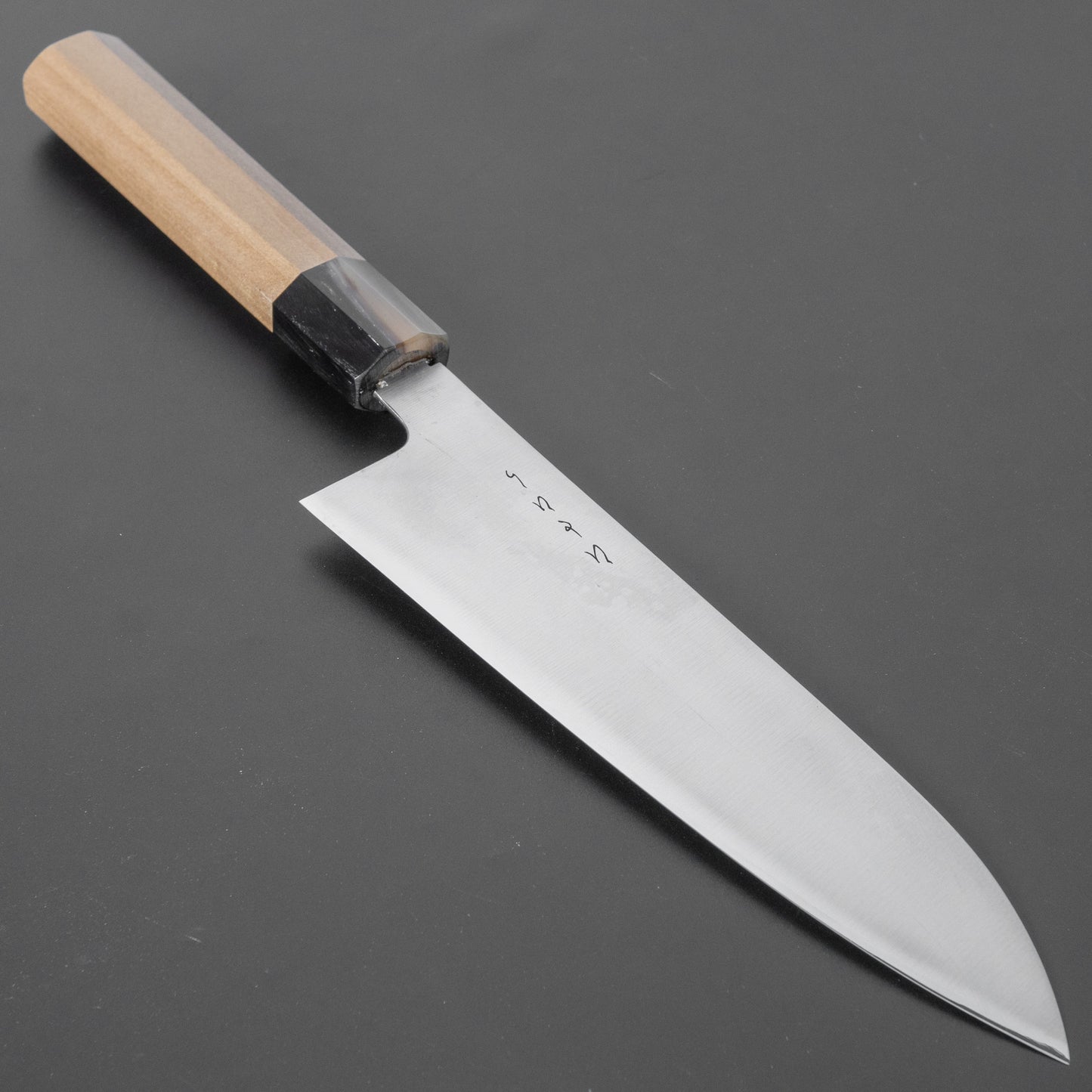 Hitohira KH Stainless Santoku 180mm Ho Wood Handle (Octagonal) - HITOHIRA