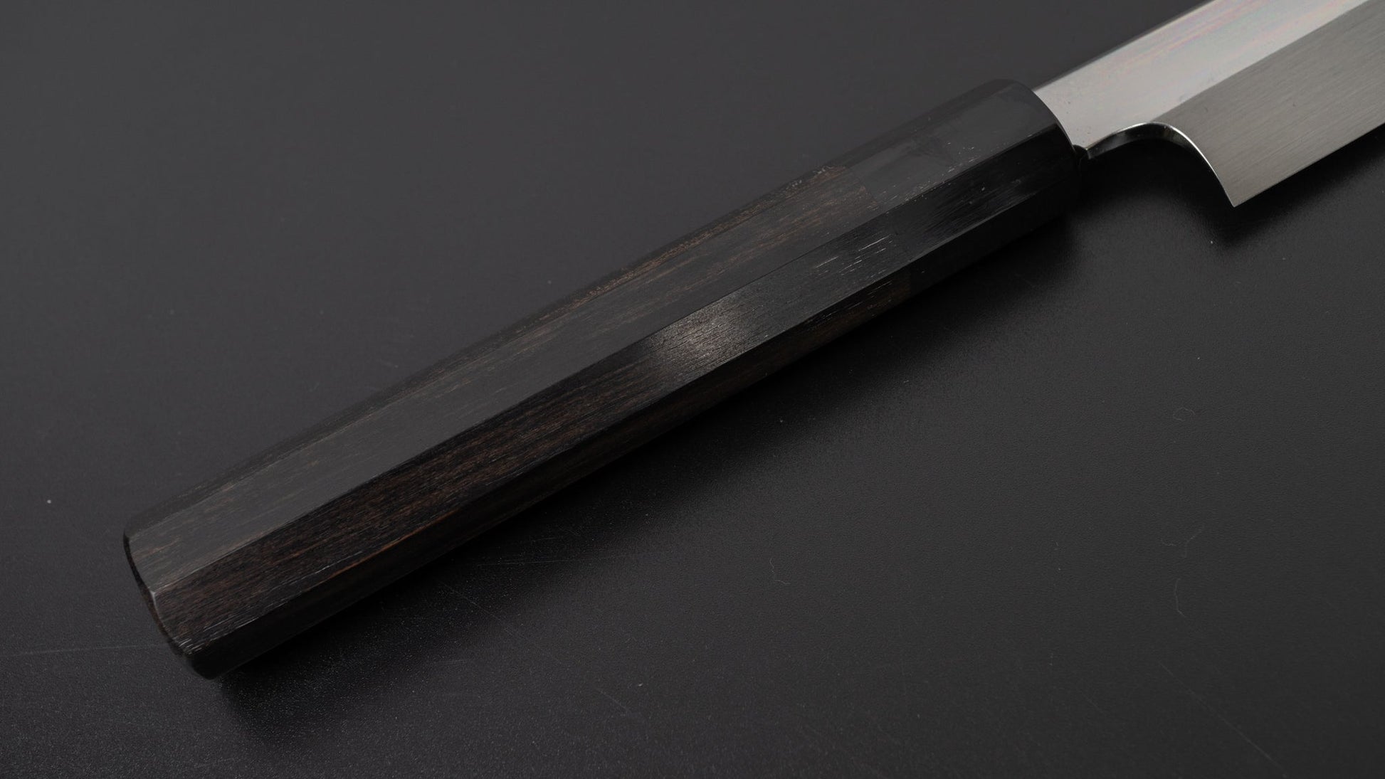 Hitohira Togashi Kambei White #1 Mizu Honyaki Kiritsuke Yanagiba 270mm Taihei Ebony Handle (Limited/ Saya/ #005) | HITOHIRA