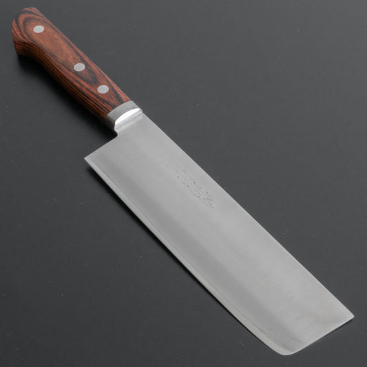 Hitohira Imojiya MZ VG-1 Nakiri 165mm Imitation Mahogany Handle - HITOHIRA