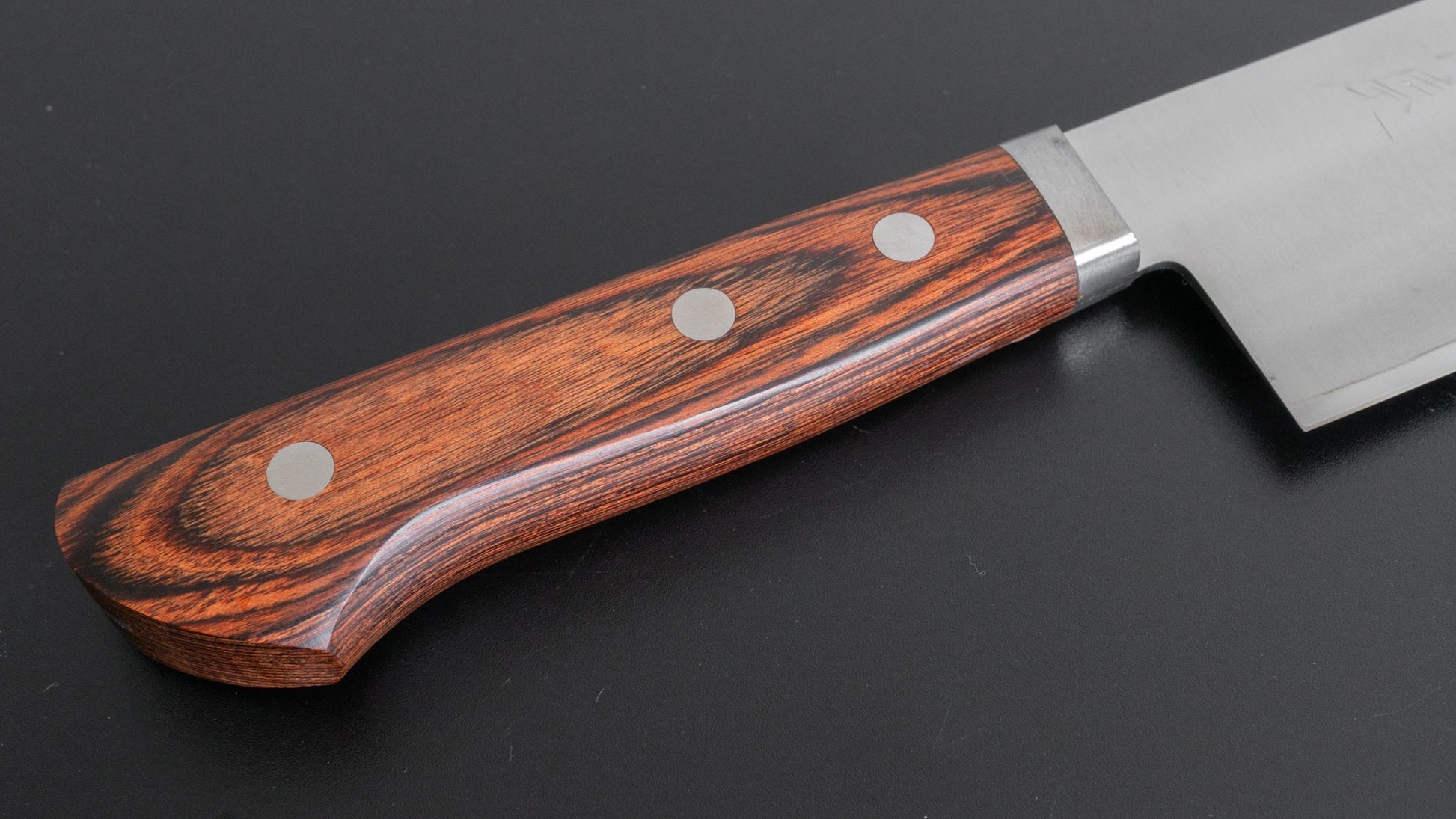 Hitohira Imojiya MZ VG-1 Nakiri 165mm Imitation Mahogany Handle - HITOHIRA