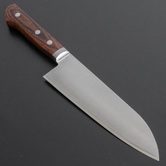 Hitohira Imojiya MZ VG-1 Santoku 165mm Imitation Mahogany Handle - HITOHIRA