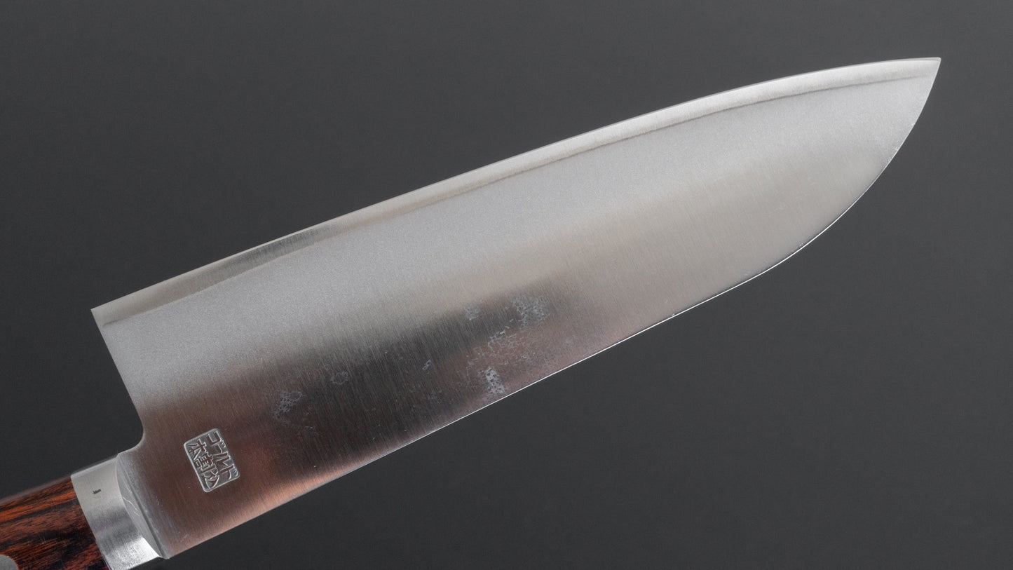 Hitohira Imojiya MZ VG-1 Santoku 165mm Imitation Mahogany Handle - HITOHIRA