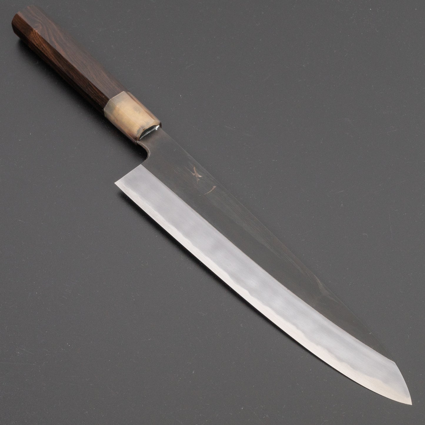 Hitohira Kikuchiyo Kyuzo White #2 Kurouchi Gyuto 240mm Ebony Handle - HITOHIRA