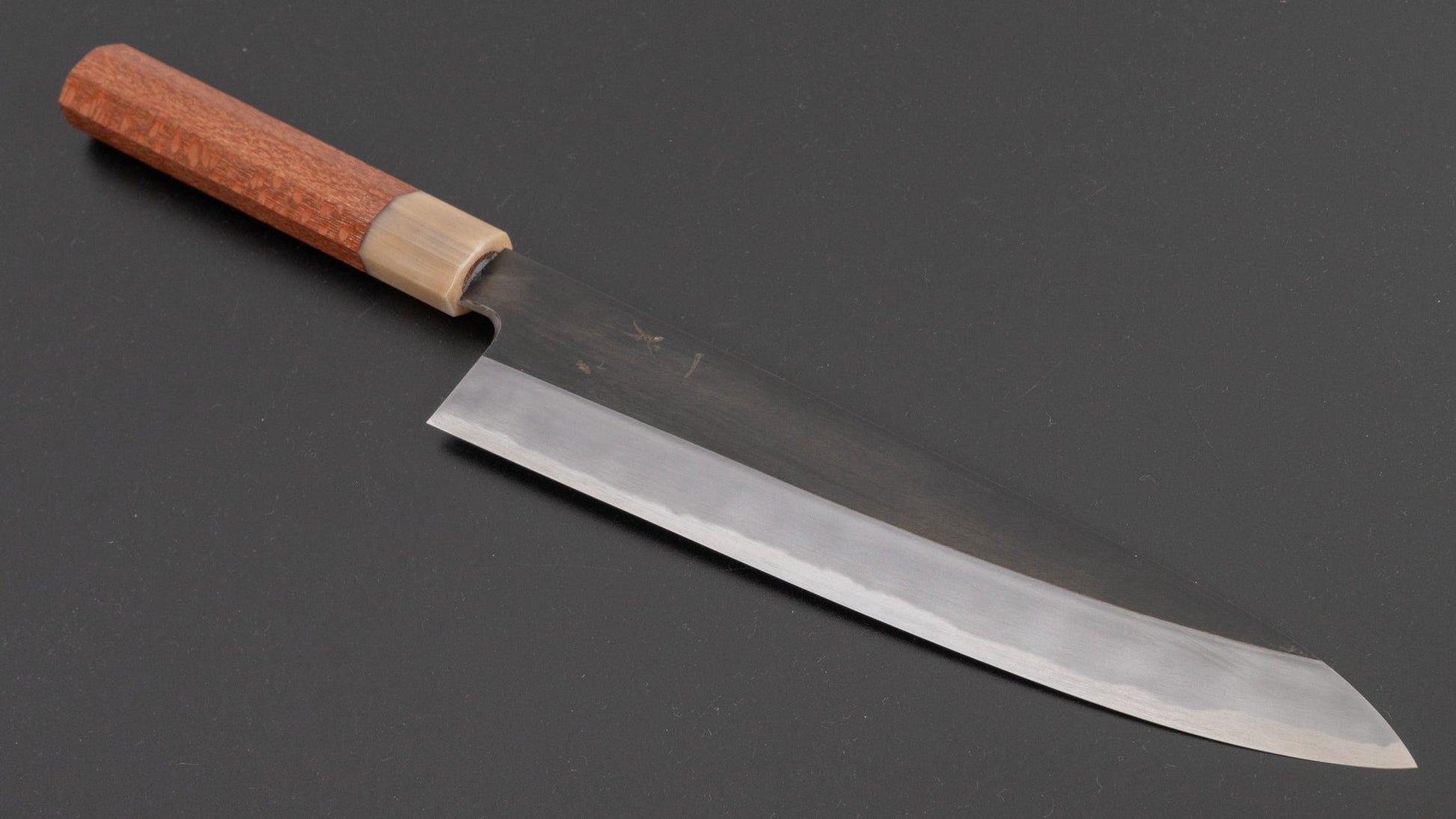 Hitohira Kikuchiyo Kyuzo White #2 Kurouchi Gyuto 240mm Lacewood Handle | HITOHIRA