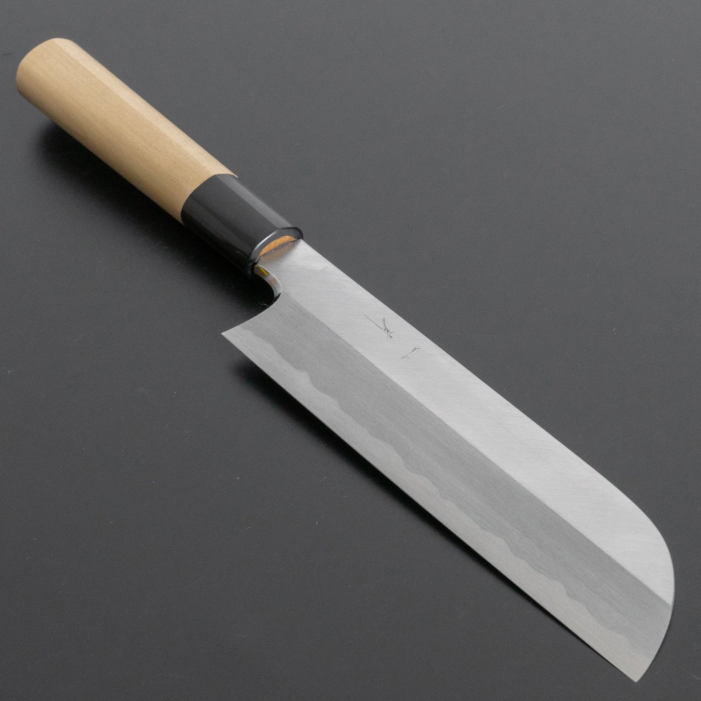 Hitohira Kikuchiyo Manzo White #3 Kamagata Usuba 180mm Ho Wood Handle (D-Shape) - HITOHIRA