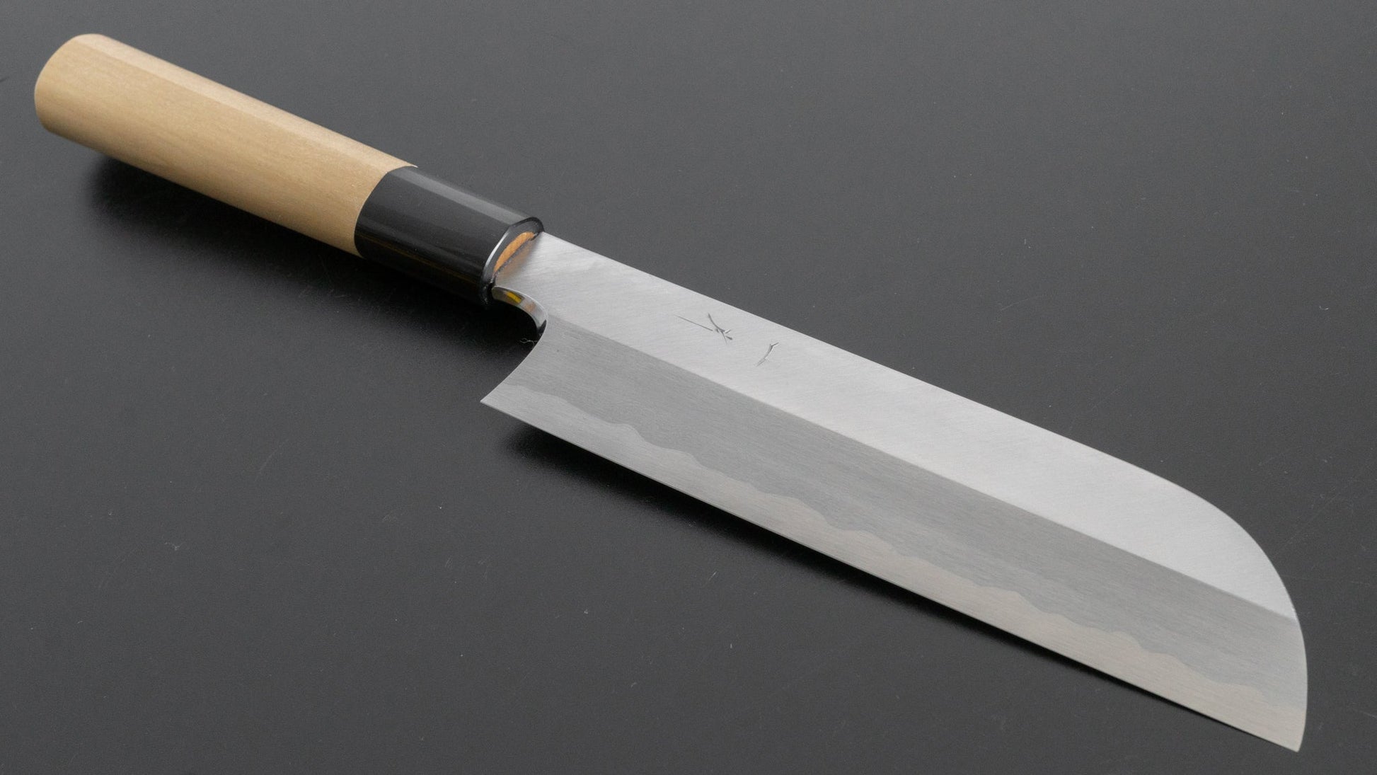 Hitohira Kikuchiyo Manzo White #3 Kamagata Usuba 180mm Ho Wood Handle (D-Shape) - HITOHIRA