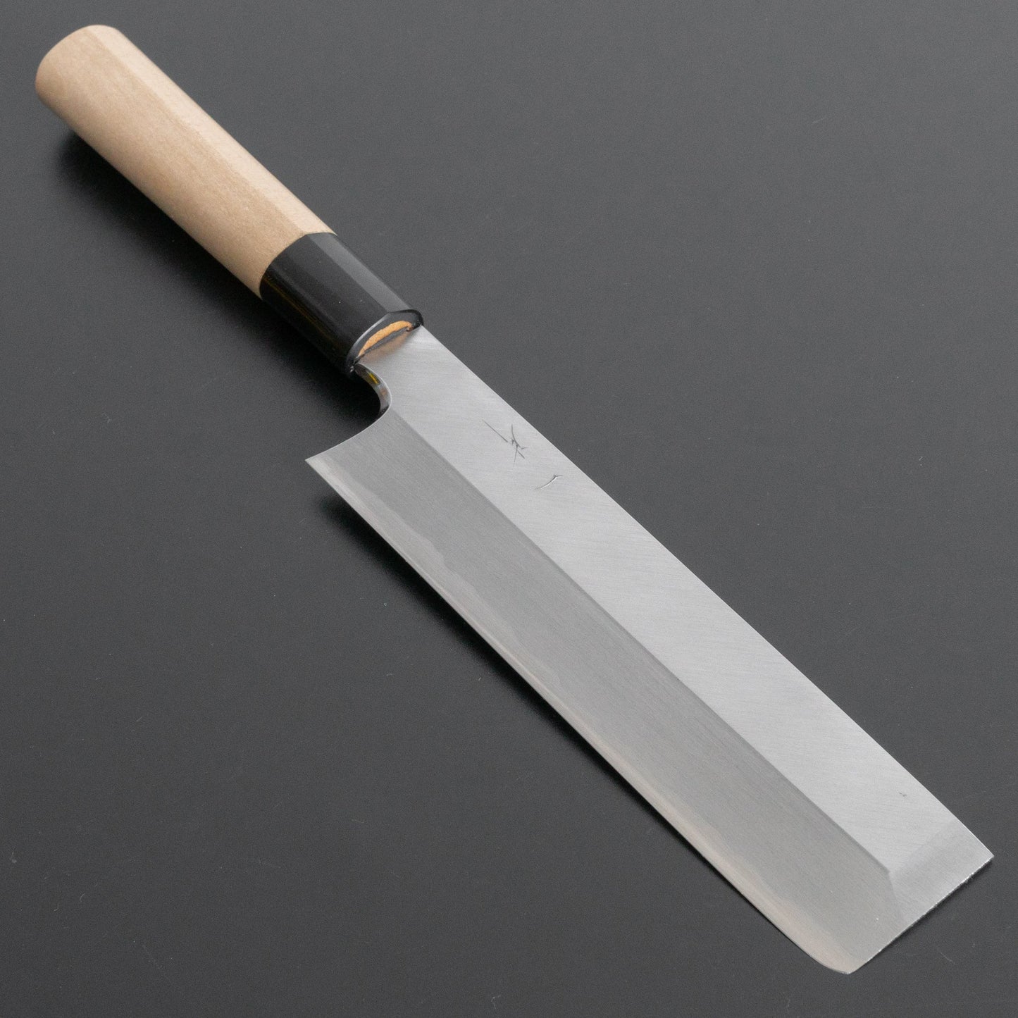 Hitohira Kikuchiyo Manzo White #3 Usuba 180mm Ho Wood Handle (D-Shape) - HITOHIRA