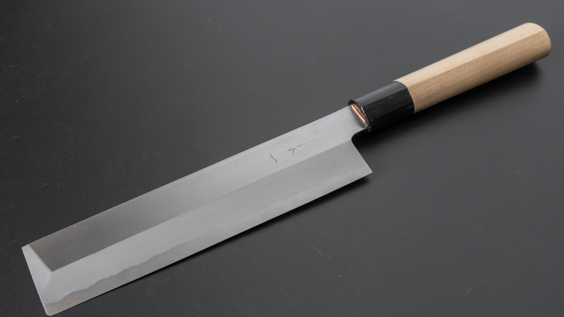 Hitohira Gorobei White #3 Left-Handed Usuba 210mm Ho Wood Handle (D-Shape) - HITOHIRA