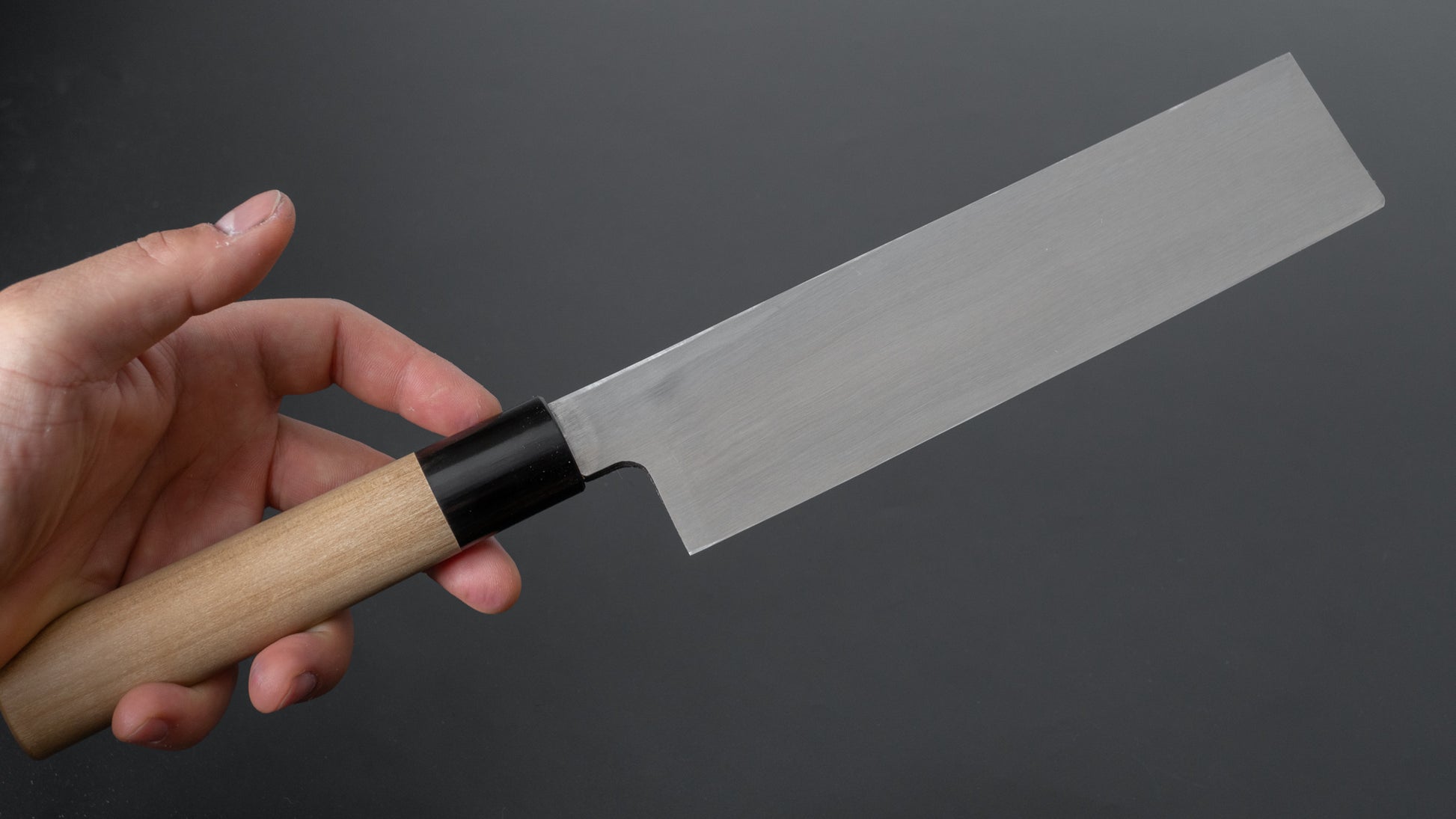 Hitohira Gorobei White #3 Left-Handed Usuba 210mm Ho Wood Handle (D-Shape) - HITOHIRA