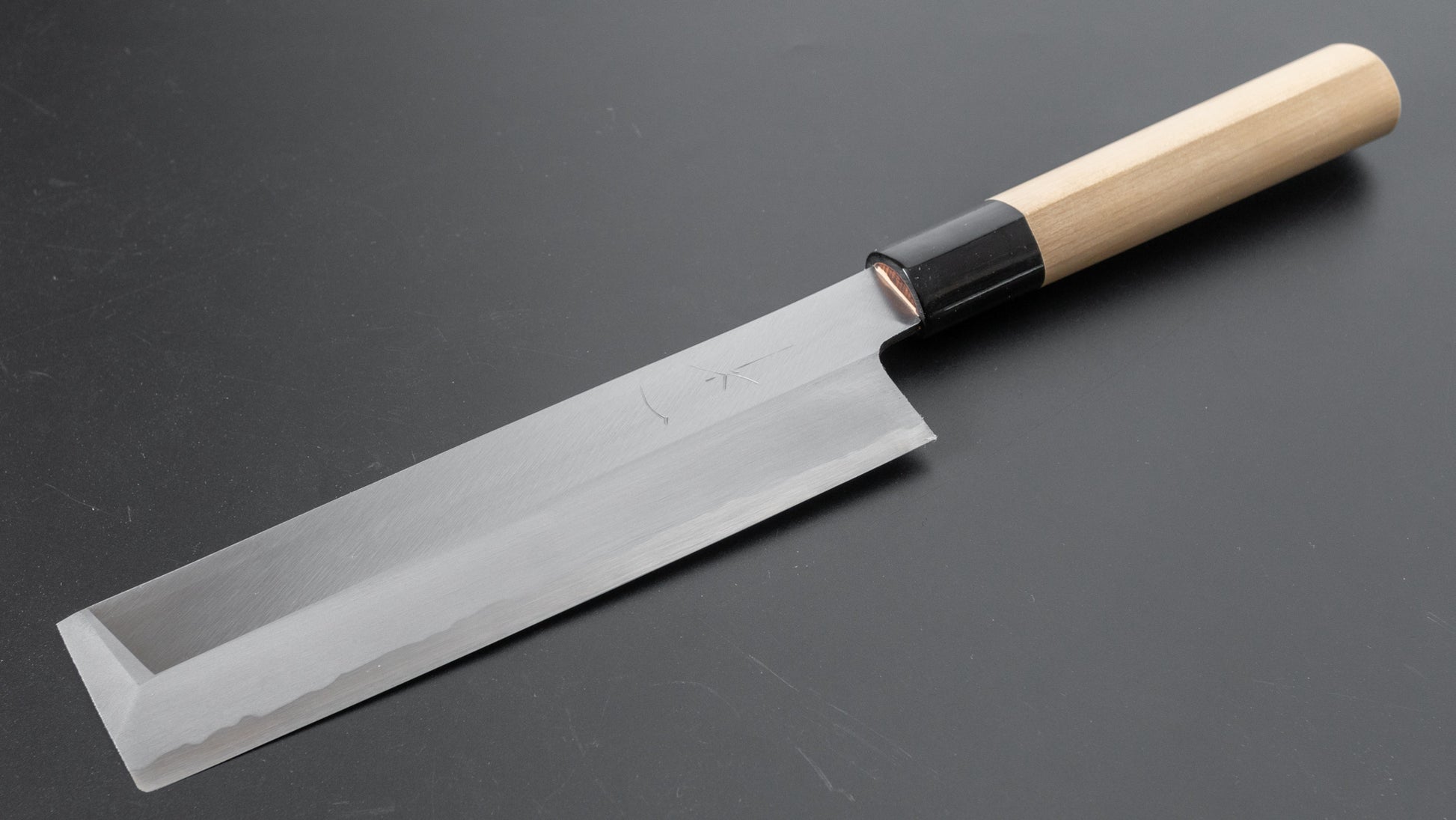 Hitohira Gorobei White #3 Left-Handed Usuba 195mm Ho Wood Handle (D-Shape) - HITOHIRA