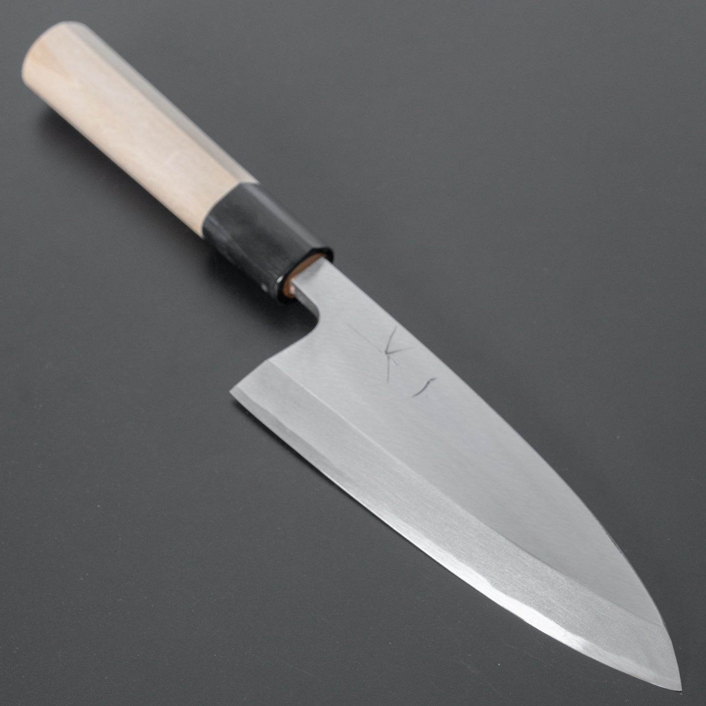 Hitohira Gorobei White #3 Deba 135mm Ho Wood Handle (D-Shape) - HITOHIRA