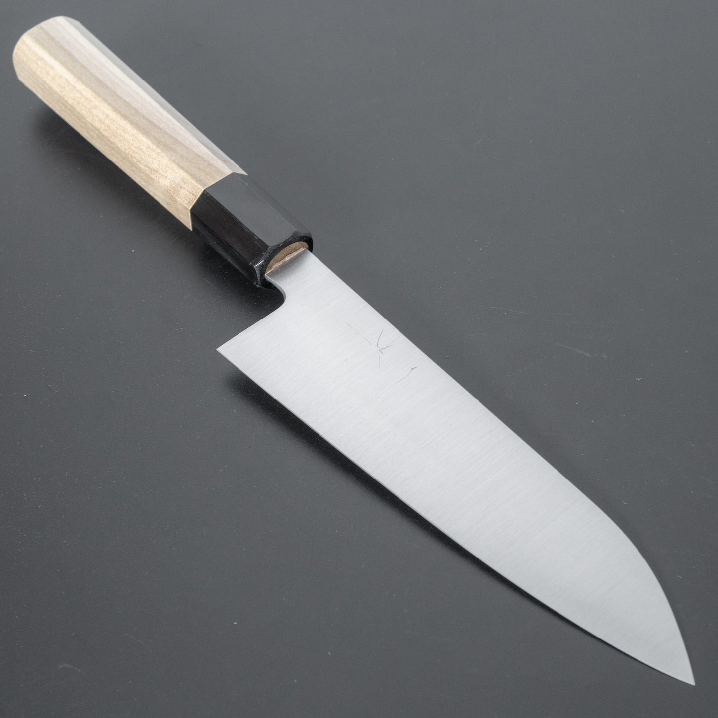 Hitohira Ashi Swedish Stainless Santoku 165mm Ho Wood Handle - HITOHIRA